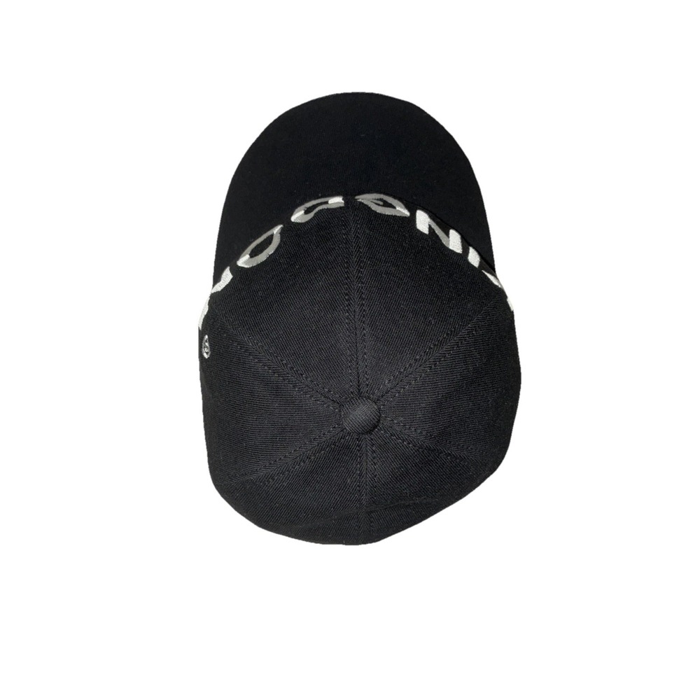 BURBERRY Baseball Cap Men's‎ M Black October B Series Kingdom Logo Italy NEW - Picture 5 of 9